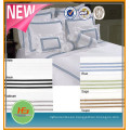 China Producto vendedor caliente 100% Cotton Stripe Star Hotel ropa de cama / juego de cama